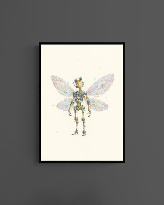 “Flutterbot" Limited Edition Print