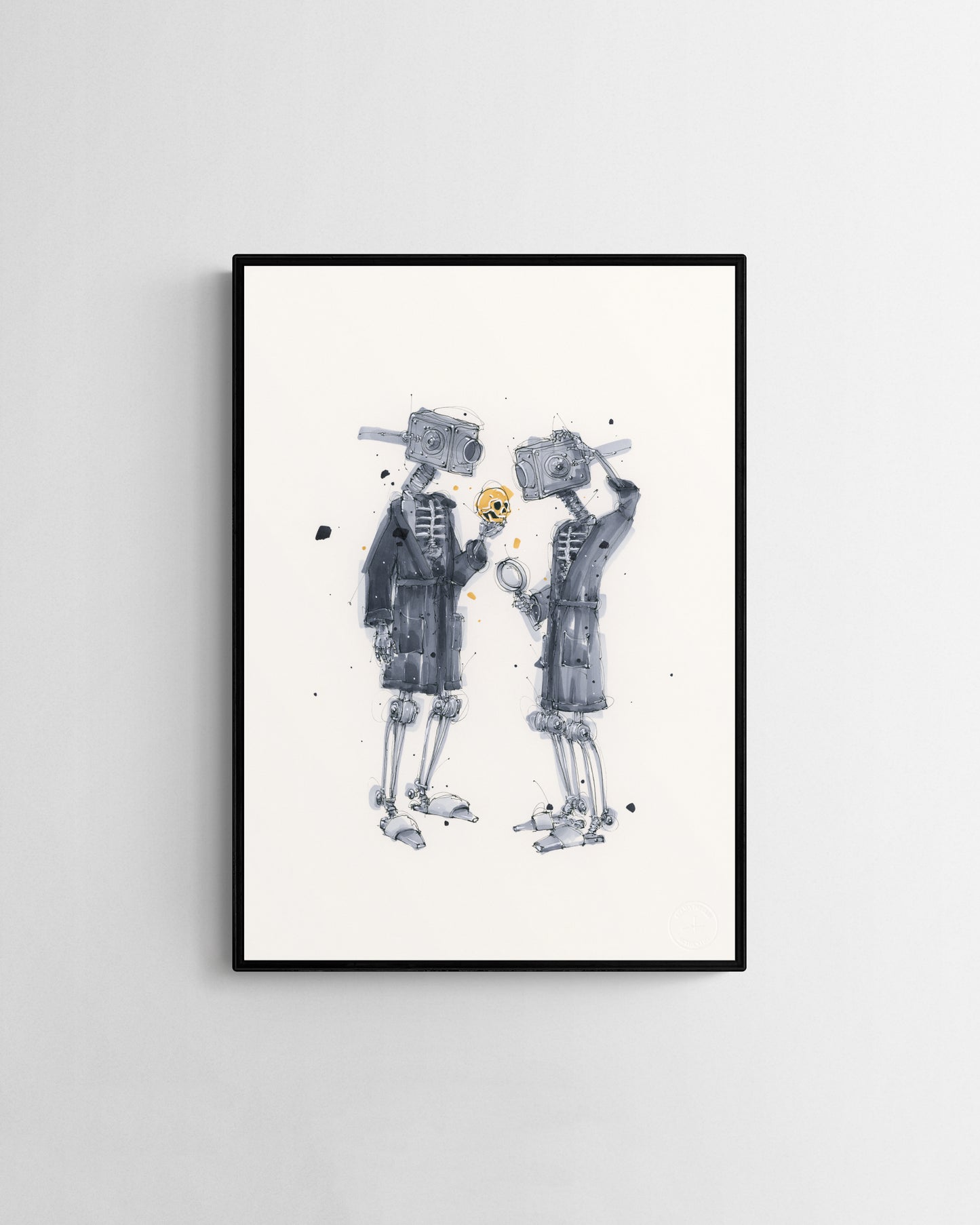 Fascination embossed fine art print by Selma Isfeld