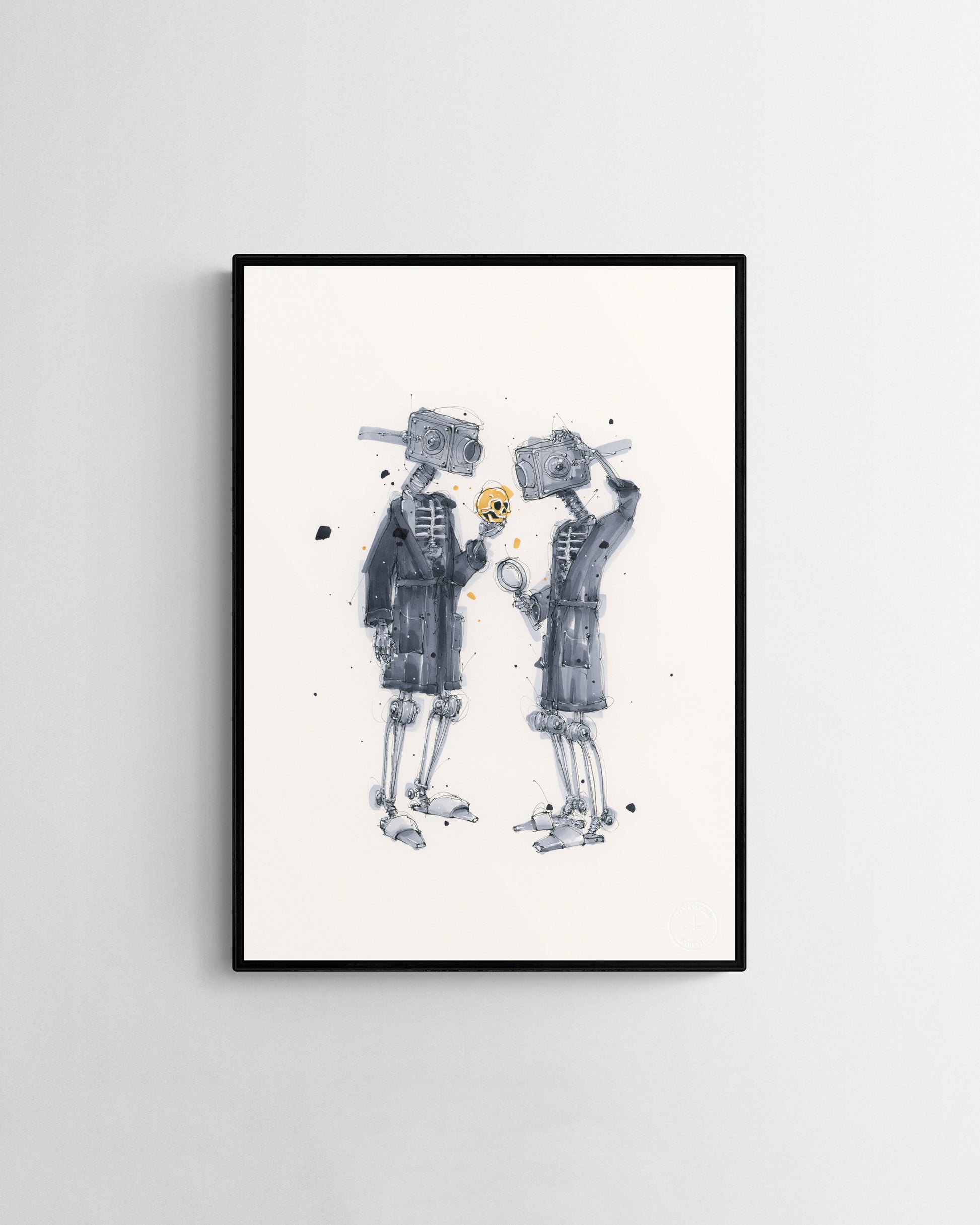 Fascination embossed fine art print by Selma Isfeld