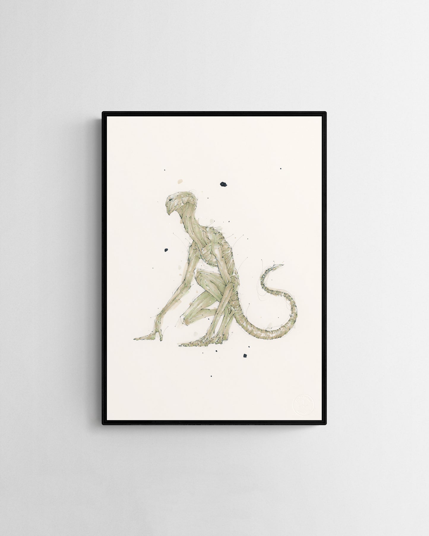 Patience embossed fine art by Selma Isfeld