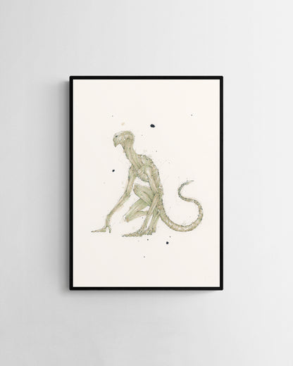 Patience embossed fine art by Selma Isfeld