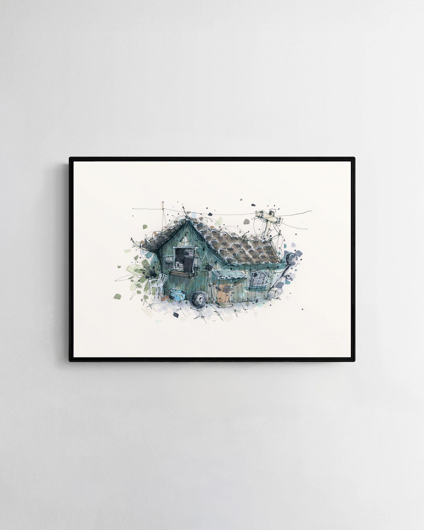 False Shelter – Giclée-trykk