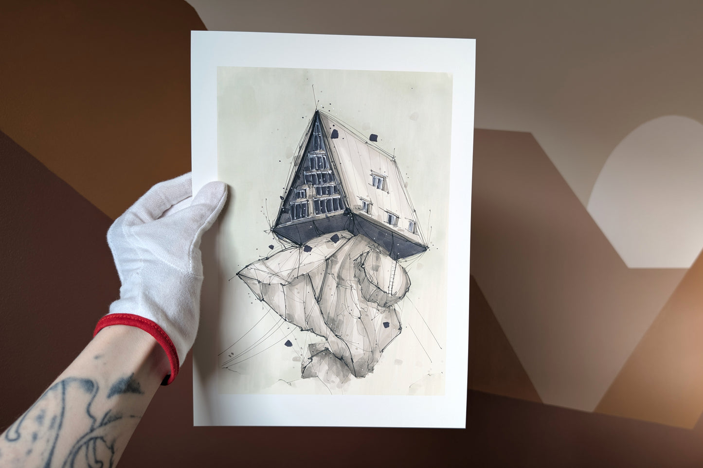 Hollow House A4 limited edition by Selma Isfeld