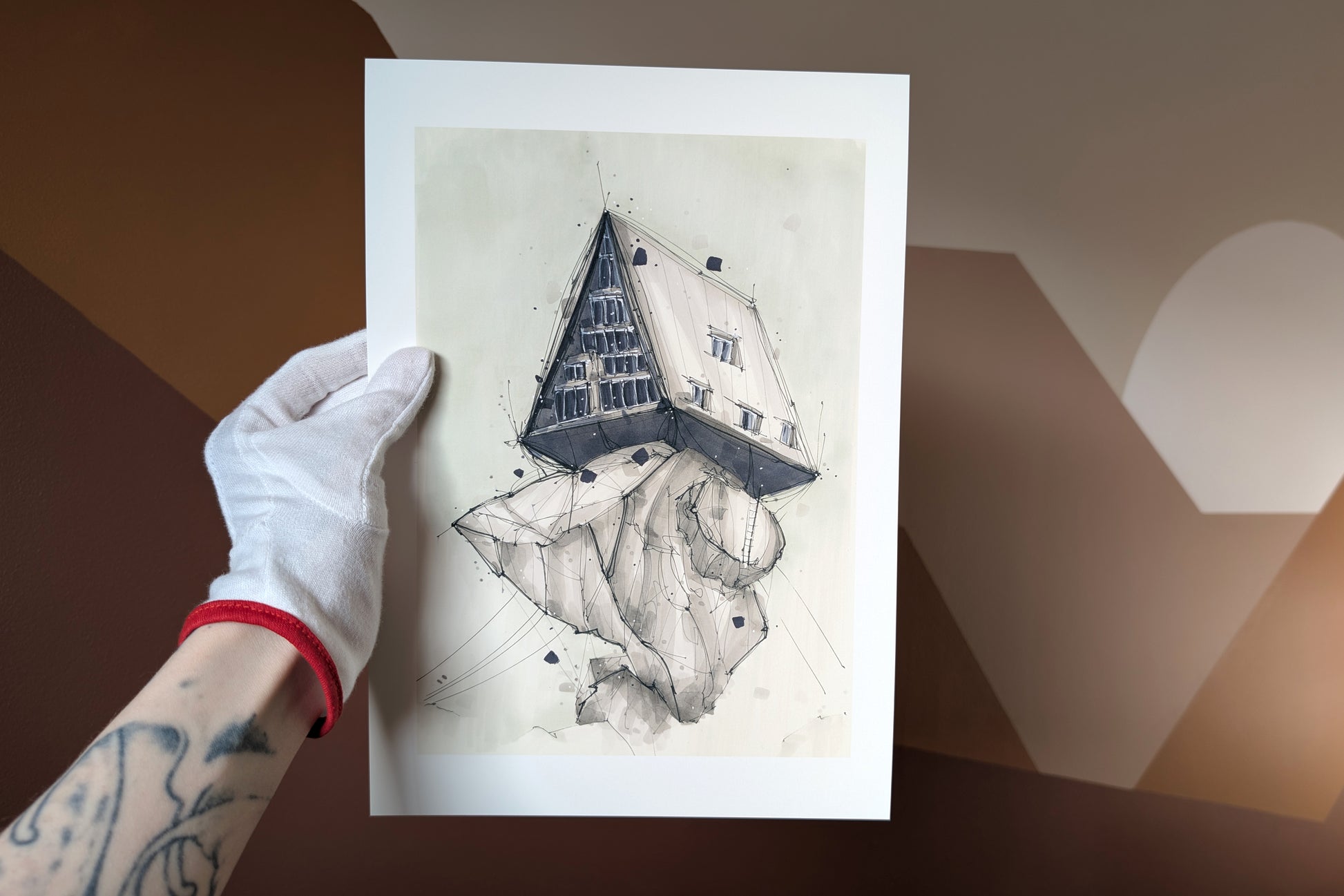 Hollow House A4 limited edition by Selma Isfeld