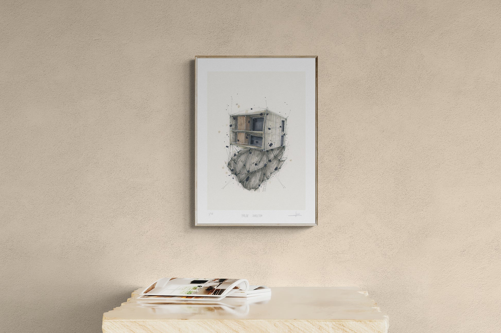 False Shelter signed limited edition by Selma Isfeld