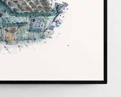 False Shelter – Giclée-trykk